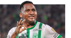 Alfredo Morelos, una de las fichas clave que quiere retener Nacional para 2026. FOTO JUAN ANTONIO SÁNCHEZ