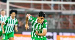 Juan Manuel Rengifo regresará en el duelo de este sábado frente al Inter de Bogotá después de haber sido expulsado en Yopal en la derrota que Nacional sufrió ante el Pereira. FOTO Manuel Saldarriaga 