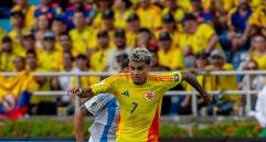 El guajiro Luis Díaz es el goleador de la Selección Colombia en el camino hacia la Copa del Mundo de Norteamérica. FOTO juan antonio sánchez