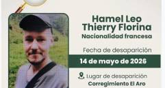 La madre del joven desaparecido informó que perdió contacto con su hijo desde el 16 de abril de 2026. FOTO: Gobernación de Antioquia