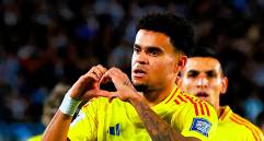 Luis Díaz, el goleador de las Eliminatorias Sudamericanas con 7 tantos. FOTO CONMEBOL