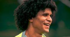 Eduard Bello durante una de las prácticas de Nacional. FOTO ATLÉTICO NACIONAL