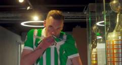 Imagen tomada del video con el que Atlético Nacional le dio la bienvenida a Franco Armani. FOTO @nacionaloficial