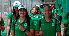 En la imagen aparece el plantel femenino de Atlético Nacional. FOTO @naloficialfem