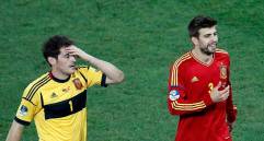 Gerard Piqué e Iker Casillas fueron campeones del mundo con España en Sudáfrica 2010. FOTO EFE