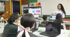 La Secretaría de Educación recuerda que el proceso de matrícula es completamente gratuito y no requiere intermediarios. FOTO: GOBERNACIÓN DE ANTIOQUIA