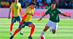 Imágenes del encuentro en el que Colombia cayó 1-0 en El Alto frente a Bolivia en la presente Eliminatoria. FOTO FCF