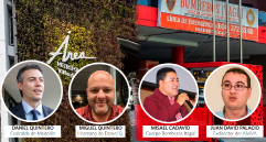 Según la Fiscalía, Miguel Quintero, hermano del exalcalde Daniel Quintero, puso fichas suyas en dependencias clave, empezando por el director del Área Metropolitana, Juan David Palacio, para controlar la contratación. FOTO EL COLOMBIANO