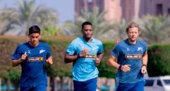 Jhon Durán durante uno de sus entrenamientos con el Zenit ruso. FOTO ZENIT