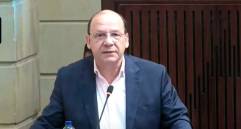 El ministro de Hacienda, Germán Ávila, explica detalles del presupuesto para 2026 en el Congreso. FOTO tomada de YouTube