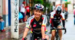 Ana María Bustamante, ciclista bogotana. FOTO FACEBOOK CICLISTA