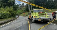Imagen de referencia de la emergencia en Los Balsos, al oriente de Medellín. FOTO: Cortesía