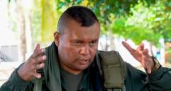 Alexander Díaz, alias Calarcá, jefe disidente de las Farc. Foto: tomada de video