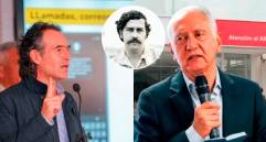 El alcalde de Medellín, Federico Gutiérrez, comparó al ministro de Salud, Guillermo Alfonso Jaramillo, con Pablo Escobar por sus declaraciones sobre la crisis de la salud. FOTOS: COLPRENSA Y CORTESÍA