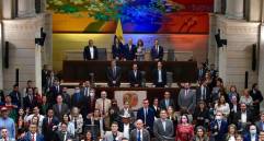 El expresidente Iván Duque instaló en julio de 2022 el primer Consejo de la Juventud. FOTO: COLPRENSA