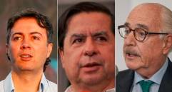 Daniel Quintero, Juan Fernando Cristo y Andrés Pastrana ya tienen sus propios partidos avalados por el Consejo Nacional Electoral. FOTOS: El Colombiano y Colprensa