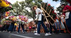 La Feria de las Flores 2026 terminará el próximo domingo 9 de agosto con el tradicional Desfile de Silleteros. FOTO: Esneyder Gutiérrez.