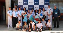Los niños y jóvenes hacen parte de este seminario de manera activa para aprender y proteger nuestros mares. FOTO Cortesía