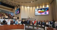 El acto de posesión se llevó a cabo en el Concejo de Medellín y lo lideró el alcalde Federico Gutiérrez. FOTO: Cortesía Alcaldía de Medellín