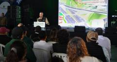 El anuncio fue realizado en el municipio de Rionegro por el gobernador Andrés Julián Rendón, en compañía del alcalde de Rionegro, Jorge Rivas, y la alcaldesa de La Ceja, María Ilbed Santa. FOTO: Cortesía Gobernación de Antioquia