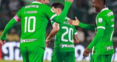 Edwin Cardona, Milton Casco y Marlos Moreno estarían en la convocatoria frente al conjunto nariñense. FOTO MANUEL SALDARRIAGA