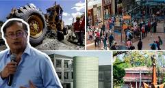 Pese a estar atrancadas desde hace varios años, en los últimos meses el Gobierno Nacional ha desatascado varios proyectos críticos que eran objeto de incertidumbre en Antioquia. FOTOS El Colombiano y Cortesía