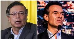 El presidente Gustavo Petro y el alcalde de Medellín, Federico Gutiérrez. FOTOS: Colprensa y Archivo El Colombiano