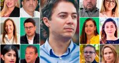 Daniel Quintero tiene un récord difícil de igualar: la Fiscalía lo ha señalado a él y a 36 de los funcionarios y contratistas de su administración de delitos relacionados con corrupción. FOTOS: Archivo y Cortesía