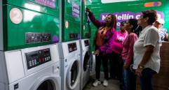 Así luce el primer Centro de Lavado Comunitario de la capital antioqueña. FOTO Julio César Herrera.