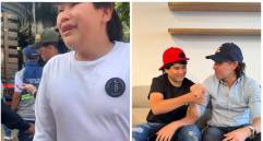 El antes y el ahora de Julián, el joven al que le quitaron su única herramienta de trabajo mientras vendía frutas en la capital antioqueña. Imágenes tomadas de redes sociales y Alcaldía de Medellín.