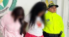 Las dos implicadas son de 34 y 19 años, según precisaron las autoridades. FOTO: Cortesía Policía Meval