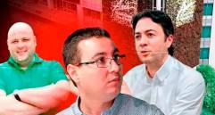 La próxima imputación a Miguel Quintero (izq.) se une a otras que ya se han hecho, como la del exdirector del AMVA, Juan David Palacio. Versiones aseguran que la corrupción no podría haber ocurrido sin el beneplácito del exalcalde Daniel Quintero. FOTO EL COLOMBIANO