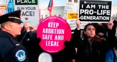 Imagen de referencia. Protestas en Estados Unidos en favor del aborto en 2022. FOTO AFP