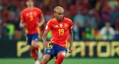 Lamine Yamal, de 18 años, es uno de los futbolistas jóvenes con mayor influencia en el mundo. Fue la figura de España en el título de la Eurocopa 2024 que consiguió. Foto: Getty
