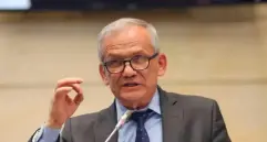Carlos Ramón González, exdirector del Dapre, en medio del escándalo por el caso de la UNGRD. Foto: Colprensa 