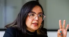 Jennifer Pedraza es economista de la Universidad Nacional, fue líder estudiantil; a sus 30 años pasa de la Cámara al Senado con el partido Dignidad y Compromiso. FOTO Julio César Herrera