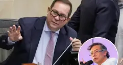 Lidio García defendió la soberanía del Congreso y rechazó la petición de enviar reportes de inasistencia al Consejo de Estado, calificando la movida como un exceso en las atribuciones del mandatario. FOTOS: COLPRENSA.