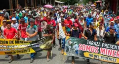 En los últimos dos años se han presentado varias protestas debido a los operativos oficiales contra los mineros informales. FOTO CORTESÍA