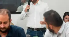 Johan Steven Londoño, exgerente de Proyectos Estratégicos, se postuló para una entidad clave del Ministerio de Hacienda. FOTO: Cortesía Alcaldía de Medellín 