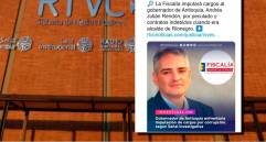 El canal público ha puesto a circular en sus canales de radio, televisión e internet contenidos sobre una supuesta imputación contra el gobernador Rendón y hasta atribuciones en su contra por falsos positivos. FOTOS Cortesía y Archivo