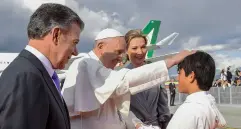 El papa Francisco durante su visita de Estado a Colombia, en septiembre de 2017. FOTO CORTESÍA PRESIDENCIA