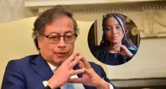 El presidente Gustavo Petro salió en defensa de Juliana Guerrero al menos cinco veces. FOTOS: Colprensa