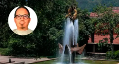 Wilmar Mejía, funcionario de la Dirección Nacional de Inteligencia (DNI) y delegado del presidente Gustavo Petro seguirá asistiendo a las sesiones del Consejo Superior de la UdeA. FOTO: EL COLOMBIANO y tomada de redes