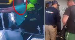El ciudadano alemán fue detenido en un operativo sorpresa realizado en el suroccidente de Medellín. FOTOS: Cortesía Alcaldía