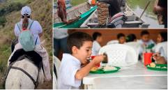 Antioquia reduce la inseguridad alimentaria con programas que llegan hasta las zonas más apartadas del departamento. FOTOS Cortesía