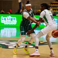 El alero Jared Ruiz, nacido en Puerto Rico se lució con Paisas en la primera jornada de la BCL, este jueves segundo duelo en el Iván de Bedout. FOTO MANUEL SALDARRIAGA 