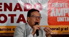 Fabio Arias, presidente de la CUT y representante de los trabajadores en la mesa de concertación salarial, lanzó su campaña al Congreso. FOTO: Tomada de X