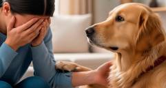 ¿Qué siente mi perro cuando lloro?