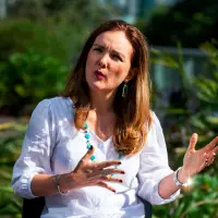 Piedad Patricia Restrepo Restrepo fue la cabeza visible de la veeduría Todos por Medellín desde su fundación en 2020. FOTO: JULIO CÉSAR HERRERA