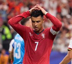 El delantero portugués se despidió el Mundial de Norteamérica, en medio de llanto y la frustración de la derrota ante España por la mínina diferencia. FOTO GETTY 
